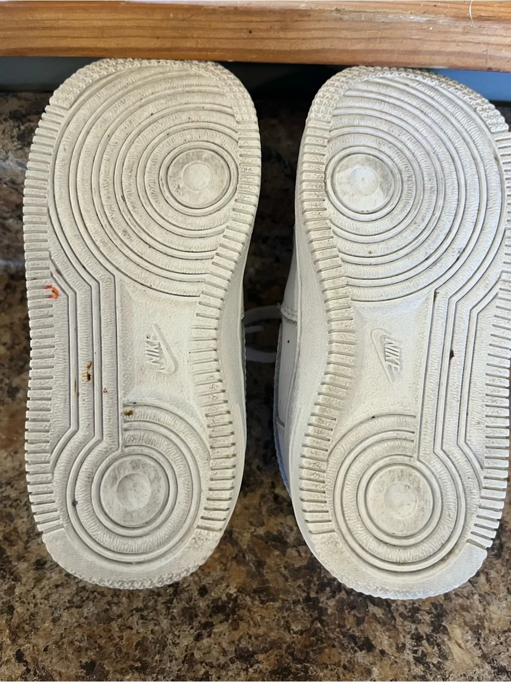 Nike Kids White Low-Top Sneakers with Swoosh